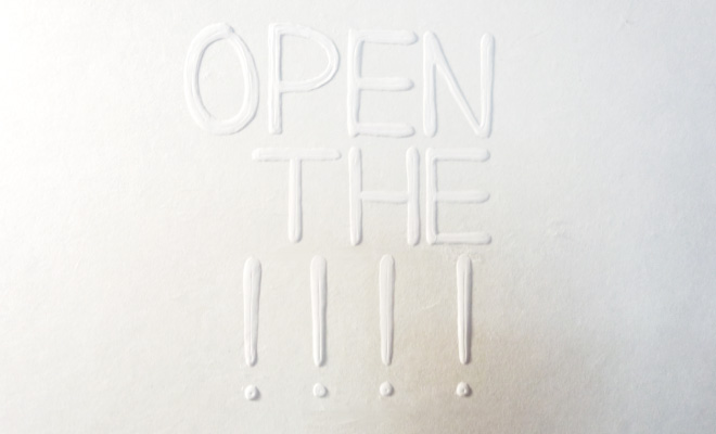 Group exhibition “OPEN THE!!!!”