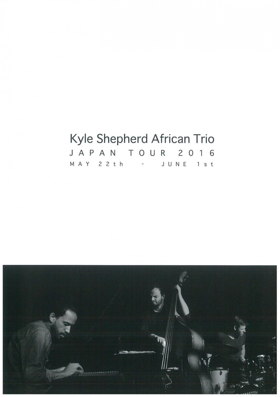 Kyle Shepherd African Trio JAPAN TOUR 2016