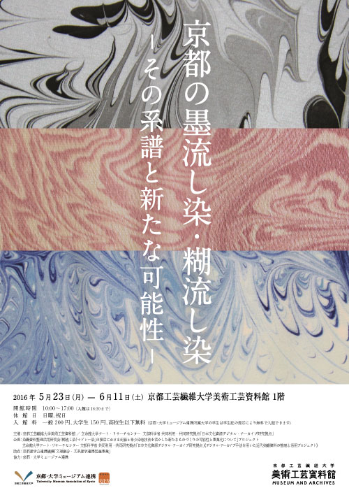 京都の墨流し染・糊流し染 －その系譜と新たな可能性－