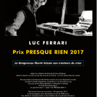 , prix Presque Rien 2017公募