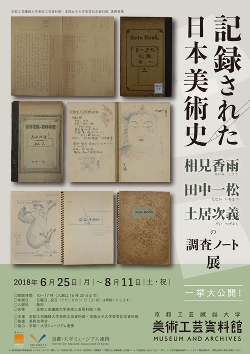 記録された日本美術史―相見香雨、田中一松、土居次義の調査ノート展―